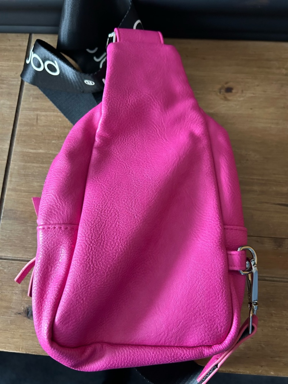 Paparazzi pink crossbody sling bag zippered compartments and a branded strap new - Picture 11 of 12